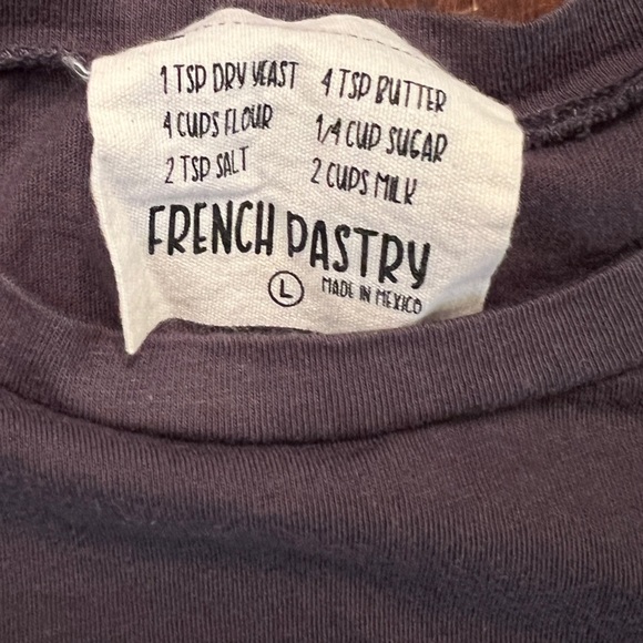 FRENCH PASTRY HARVARD Logo Grey Crop Top Red Lettering 100% Cotton University - Picture 4 of 5